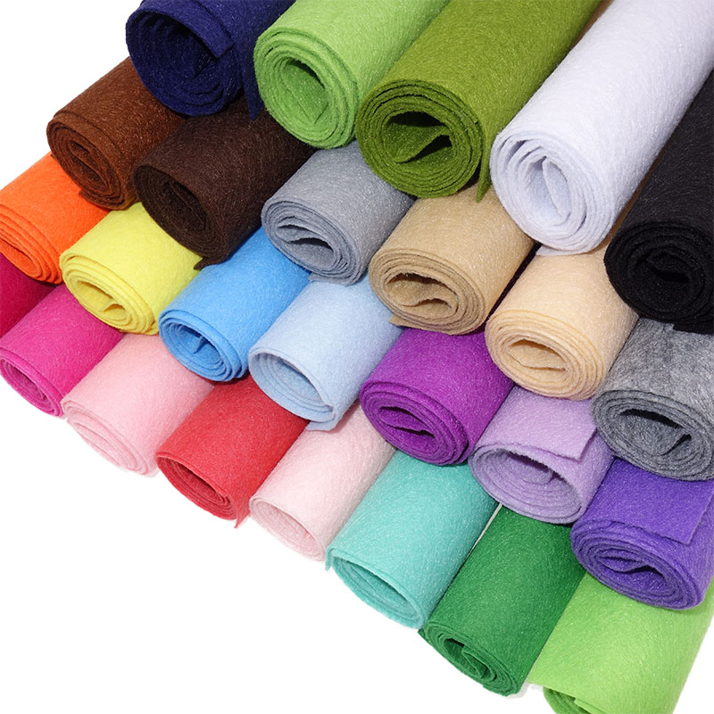 Is Sewing A Textile Craft - ผ้าสักหลาดไม่ทอผ้าสักหลาดแผ่น DIY เย็บตุ๊กตาหัตถกรรมวัสดุหนา 1 มม.โดยเมตร/ม้วน