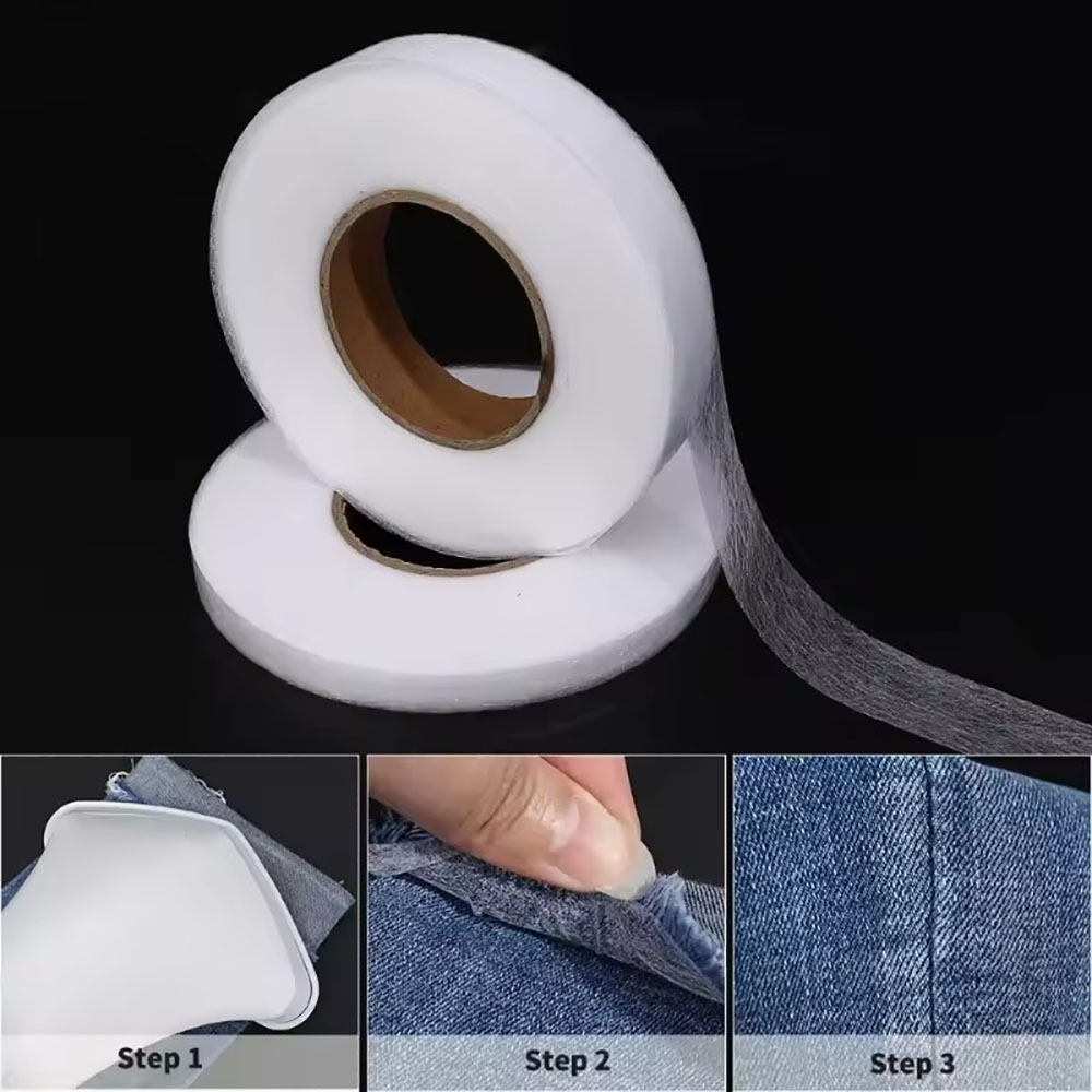 เทปติดขอบกางเกงแบบมีกาวในตัว เ - Interfacing Iron On บทวิจารณ์และราคา