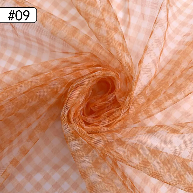90x150cm Check Mesh Fabric Tra - Is Sewing A Textile Craft บทวิจารณ์และราคา