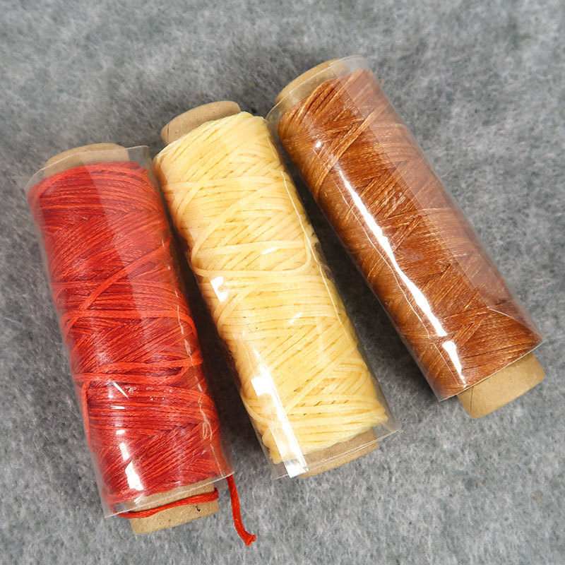 เชือกหนังเคลือบแว็กซ์ 30 เมตร  - Sewing Thread Production บทวิจารณ์และราคา