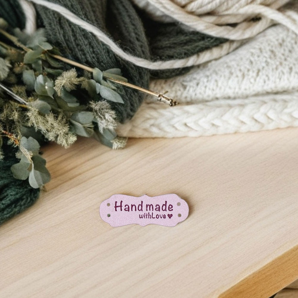 ป้ายผ้าหนังกลับปั๊มนูนสำหรับเส - Sewing Labels บทวิจารณ์และราคา