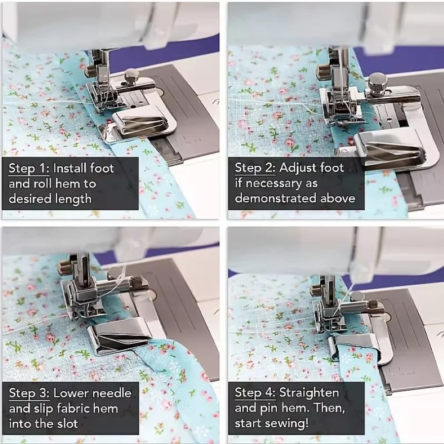 1-3 ชิ้น 13/19/25 มม. ตัวกดเท้ - Sewing Hemming บทวิจารณ์และราคา