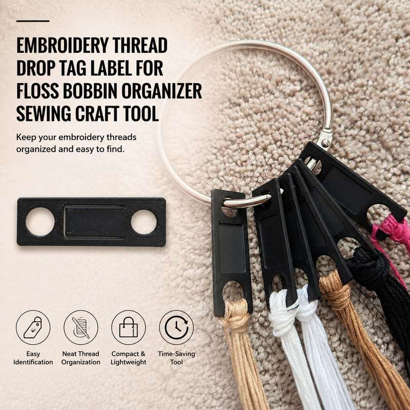 ป้ายแท็กสำหรับเก็บด้ายปักสำหรั - Sewing Labels บทวิจารณ์และราคา