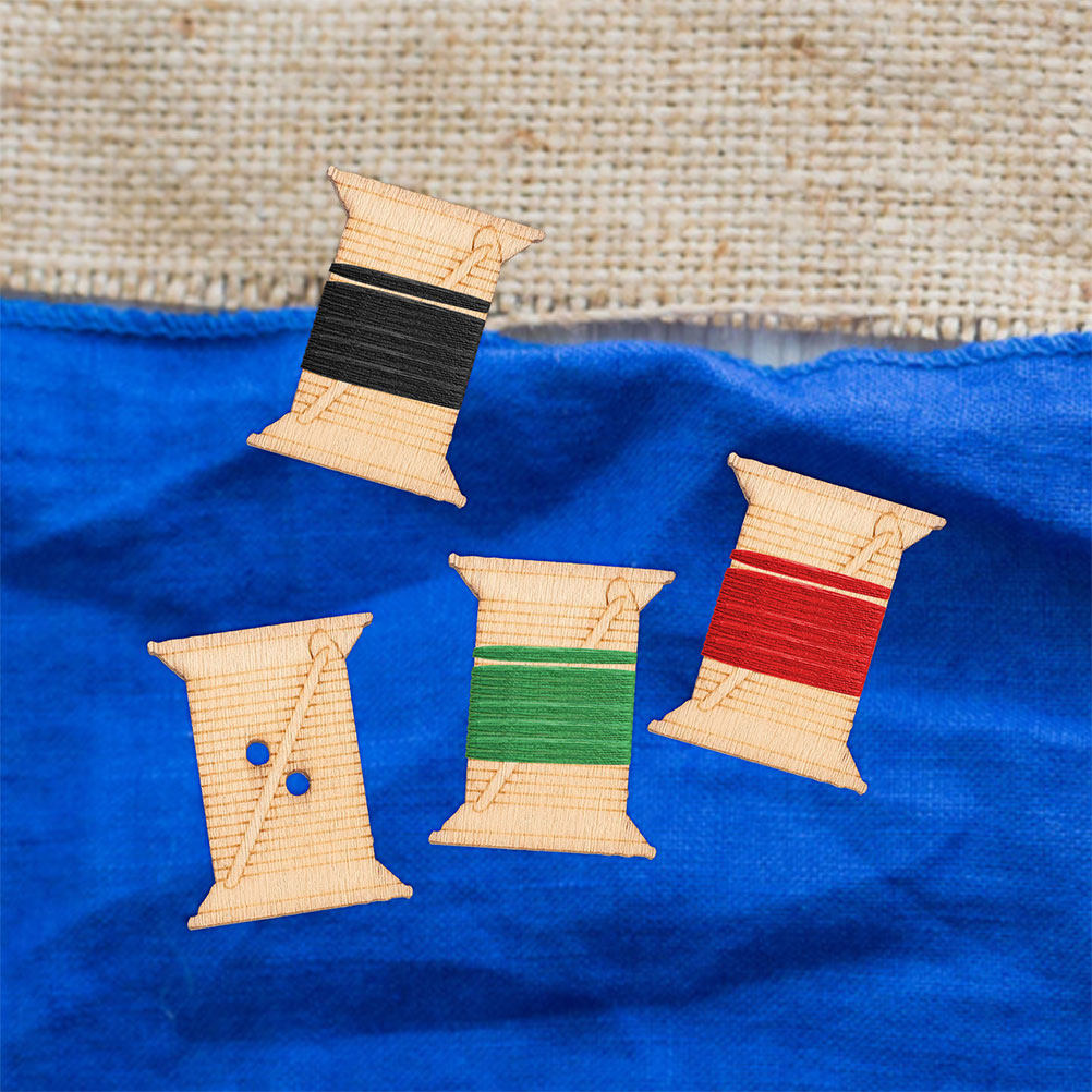 กระดาษม้วนด้ายปักผ้าทำจากไม้ 1 - Sewing Art บทวิจารณ์และราคา