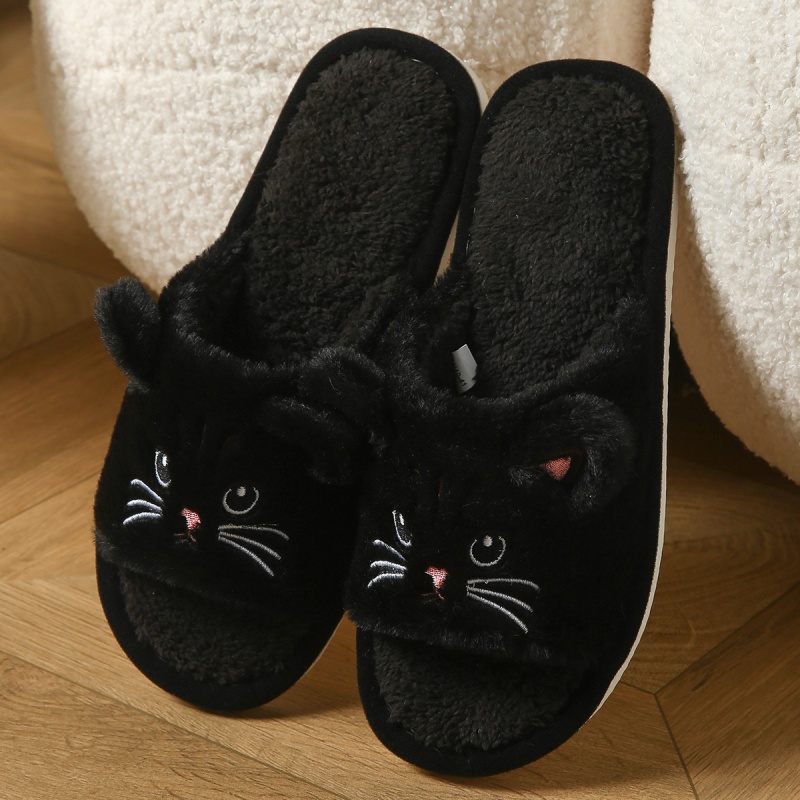 รองเท้าแตะขนนุ่มลายแมวน่ารักสำ - Sewing Garment บทวิจารณ์และราคา