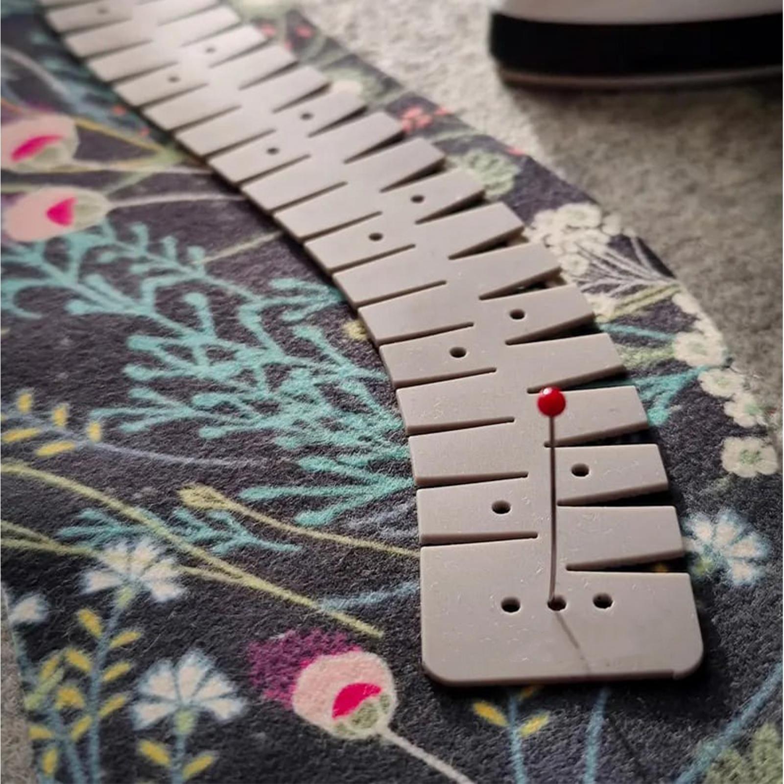 ไม้บรรทัดซิลิโคนสำหรับเย็บขอบผ - Sewing Hemming บทวิจารณ์และราคา