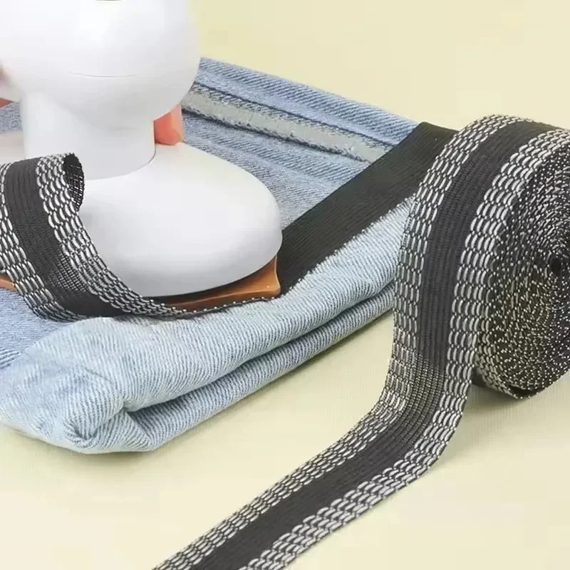 เทปกาวติดชายกางเกง 50 เมตร สำห - Interfacing Iron On บทวิจารณ์และราคา