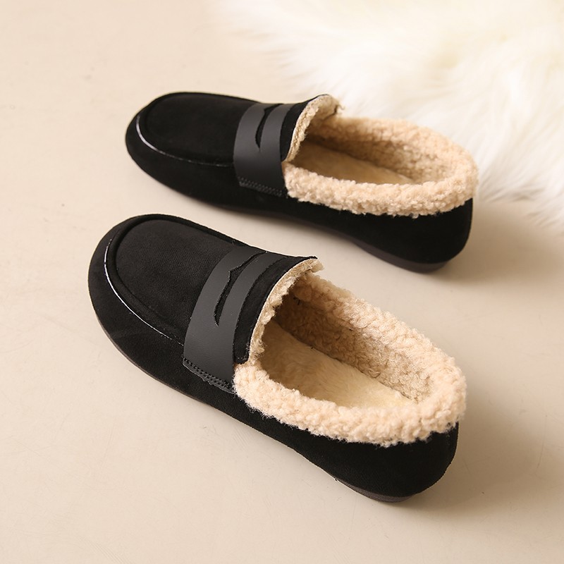 รองเท้าผู้หญิงพื้นนุ่มบุขนอุ่น - Sewing Fleece บทวิจารณ์และราคา