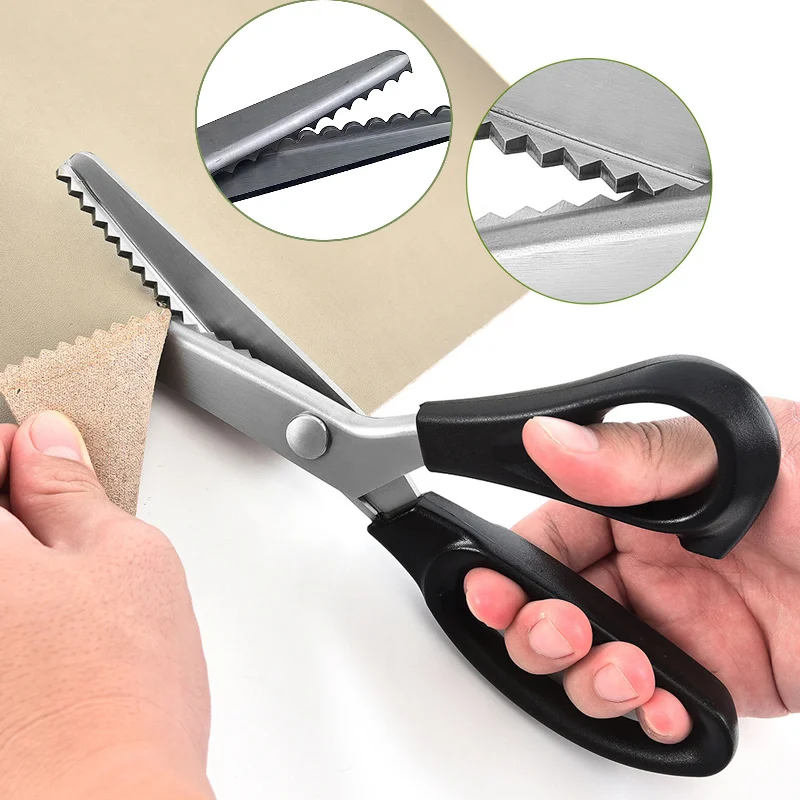 1 PC Pinking Shears สแตนเลสตัด - Pinking Shear Blade บทวิจารณ์และราคา