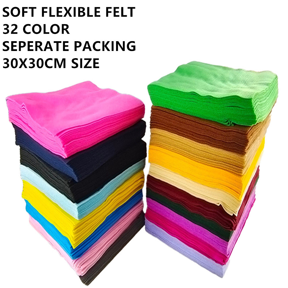 แผ่นผ้าสักหลาดสีสำหรับงานฝีมือ - Is Sewing A Textile Craft บทวิจารณ์และราคา