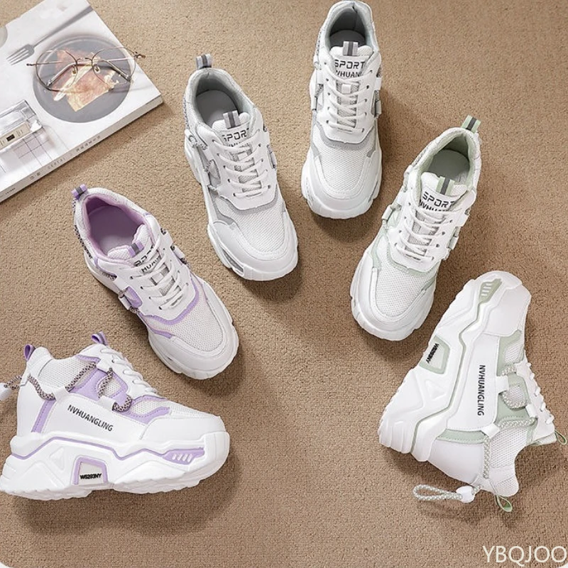 รองเท้าผู้หญิงเสริมส้นพื้นหนาแ - Sewing Garment บทวิจารณ์และราคา